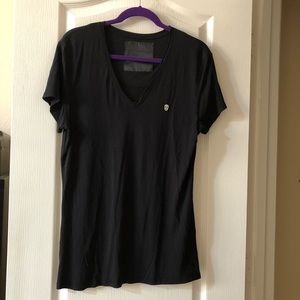 Philipp Plein Couture T-Shirt with Crystal Skull